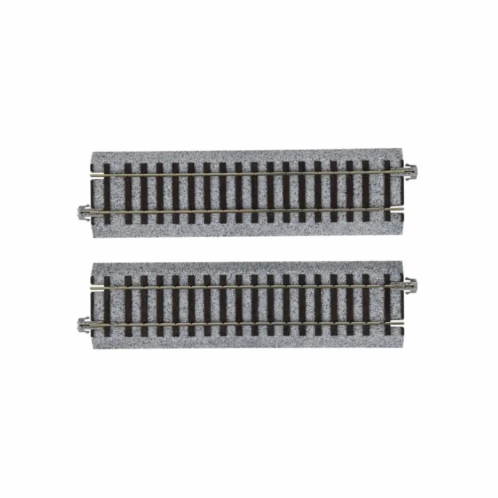 2 rails droits Unitrack 149 mm - Kato 2-193 - HO 1/87 - 2R
