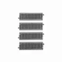 4 rails droits Unitrack 123 mm code 83 - Kato 2-140 - HO 1/87 - 2R