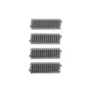 4 rails droits Unitrack 114 mm code 83 - Kato 2-120 - HO 1/87 - 2R