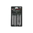 4 Rails droits auxiliaires d'aiguillage Unitrack (S97) 97 mm - Kato 2-192 - HO 1/87