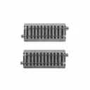 2 rails droits Unitrack 94 mm code 83 - Kato 2-111 - HO 1/87 - 2R