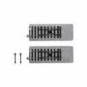 2 rails droits Unitrack 109 mm avec butoir - Kato 2-170 - HO 1/87 - 2R