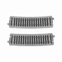 2 rails courbes Unitrack 867 mm 10° code 83 - Kato 2-290 - HO 1/87 - 2R