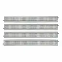 4 rails droits Unitrack 369 mm code 83 - Kato 2-181 - HO 1/87 - 2R