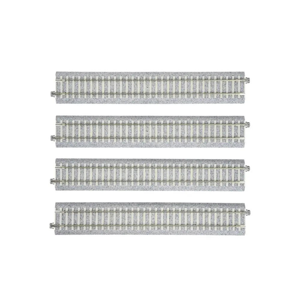 4 rails droits Unitrack 246 mm code 83 - Kato 2-152 - HO 1/87 - 2R