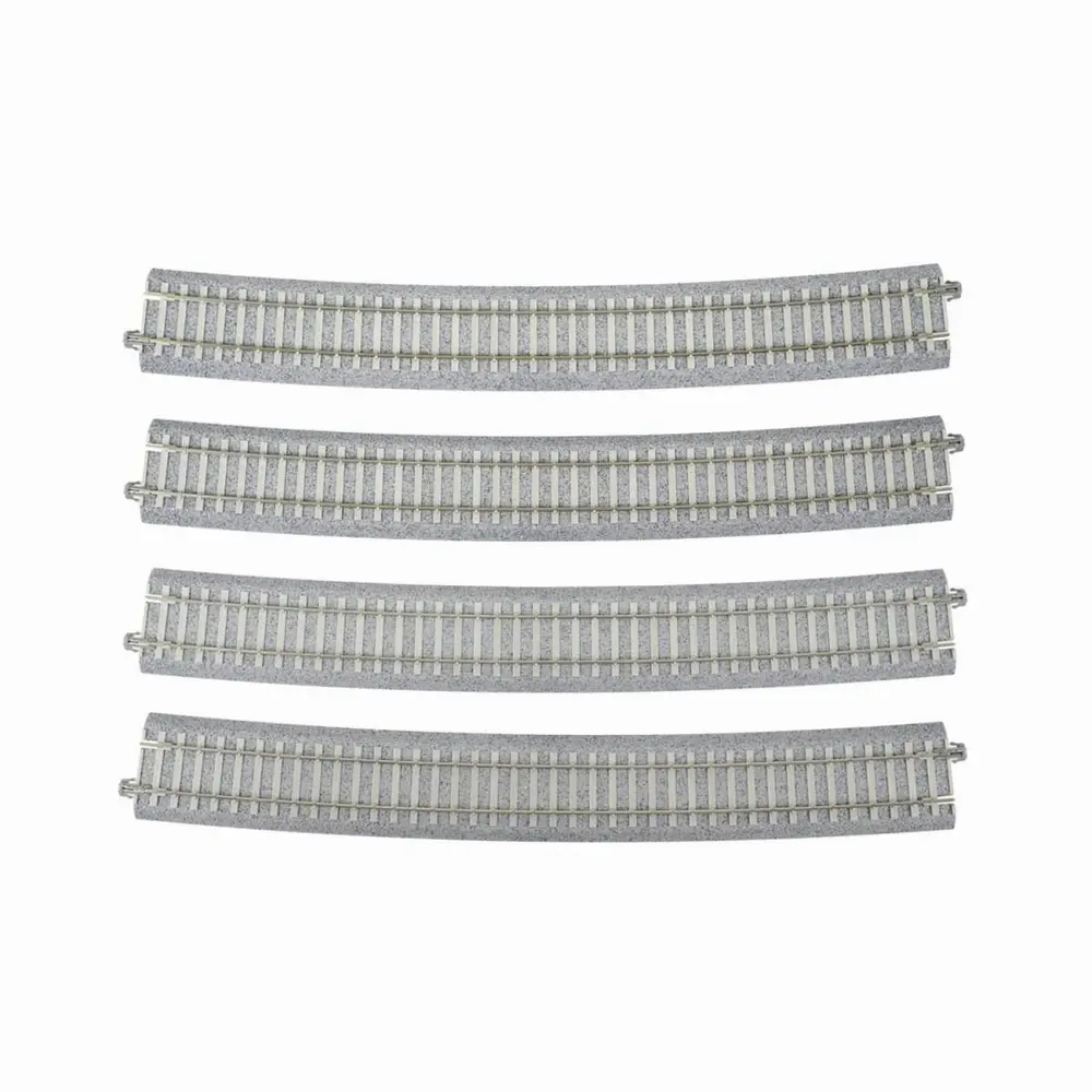 4 rails courbes Unitrack 1606 mm 11,25° code 83 - Kato 2-331 - HO 1/87 - 2R