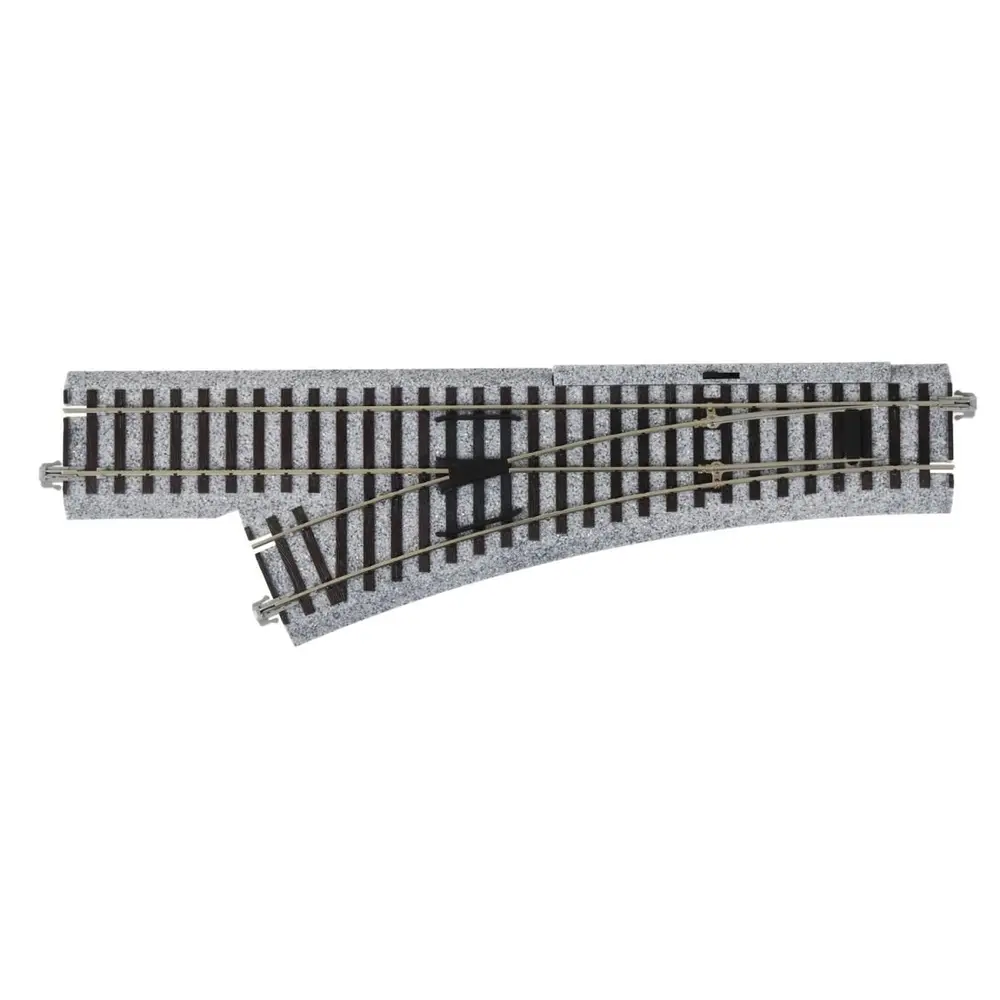 Aiguillage à gauche Unitrack (HP490L) - Kato 2-840 - HO 1/87