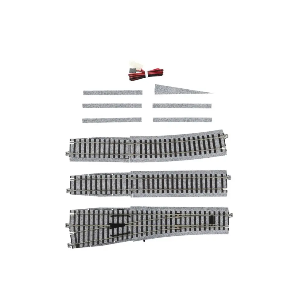 Aiguillage électrique gauche Unitrack (EP867L) - Kato 2-860 - HO 1/87