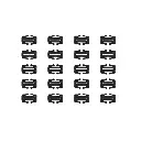 20 éclisses Unitrack isolés - Kato 24-816 - HO/N