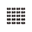 20 éclisses Unitrack marron - Kato 24-819 - N 1/160