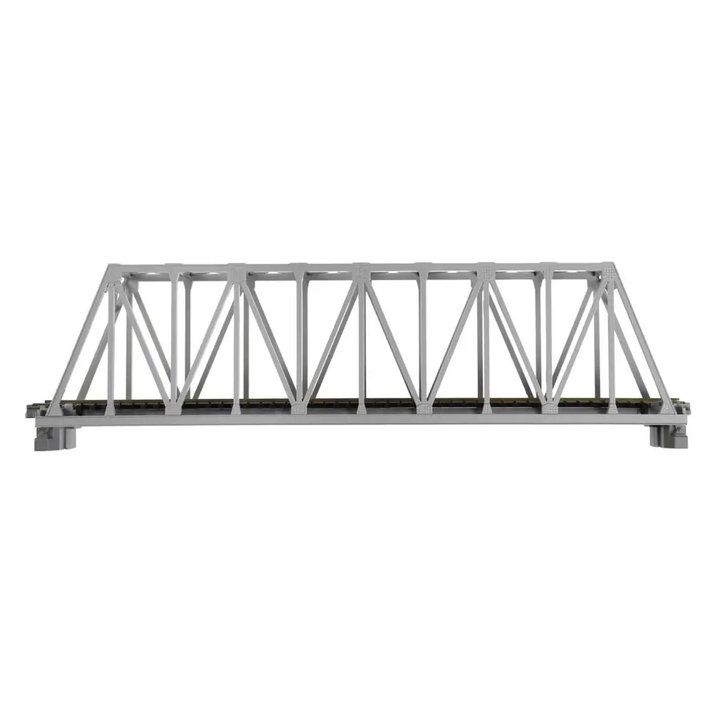 Pont à poutres en treillis droit Unitrack (S248T) gris 248 mm - Kato K20-432 - N