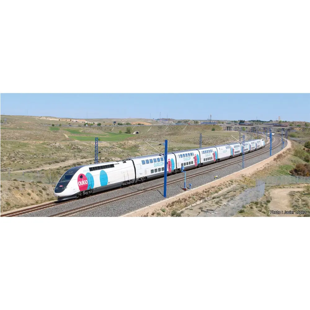 OUIGO Espana TGV 5 Voiture EMU Add on Set - Kato 10-2118 - N 1/160 - SNCF - Ep VI - 2R