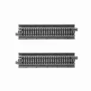 2 rails droits de viaduc Unitrack 124 mm - Kato K20-420 - N 1/160 - 2R