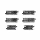 10 rails droits Unitrack code 80 - Kato K20-091 - N 1/160 - 2R