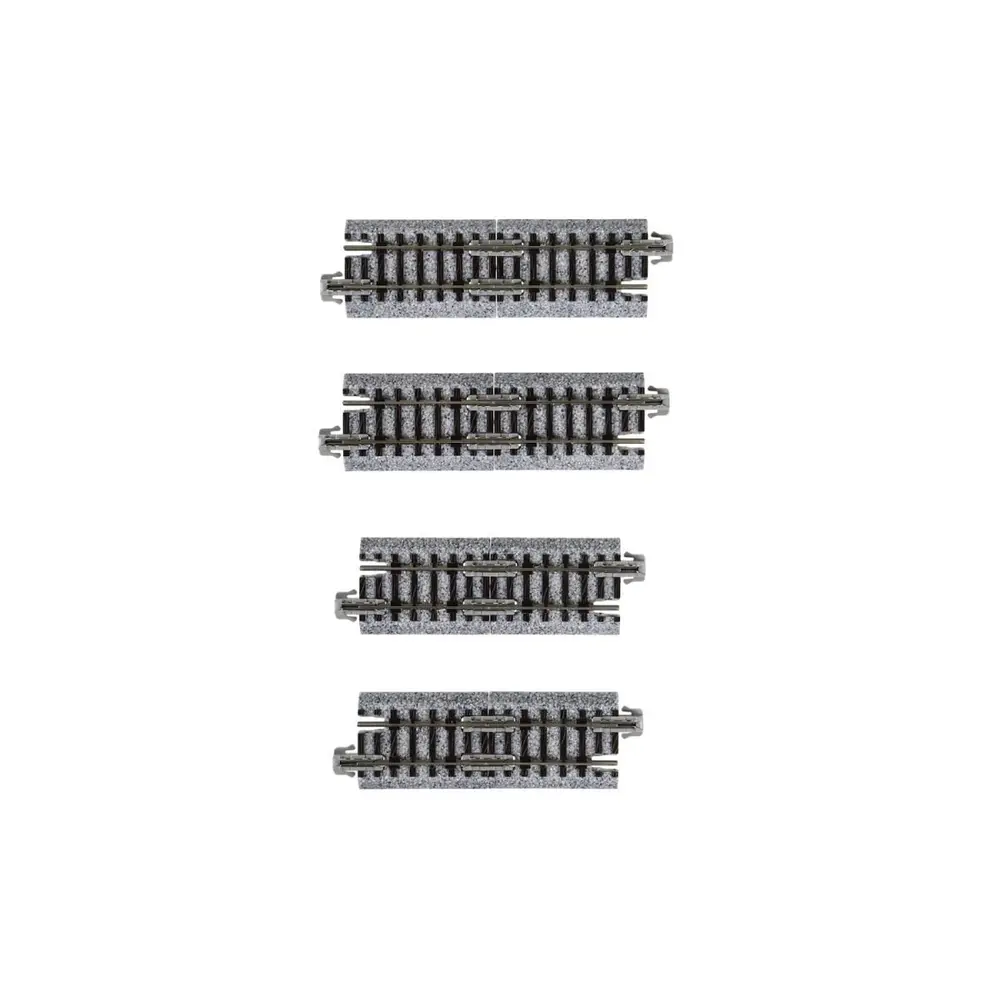 4 rails droits Unitrack (S33/S38) - Kato K20-092 - N 1/160