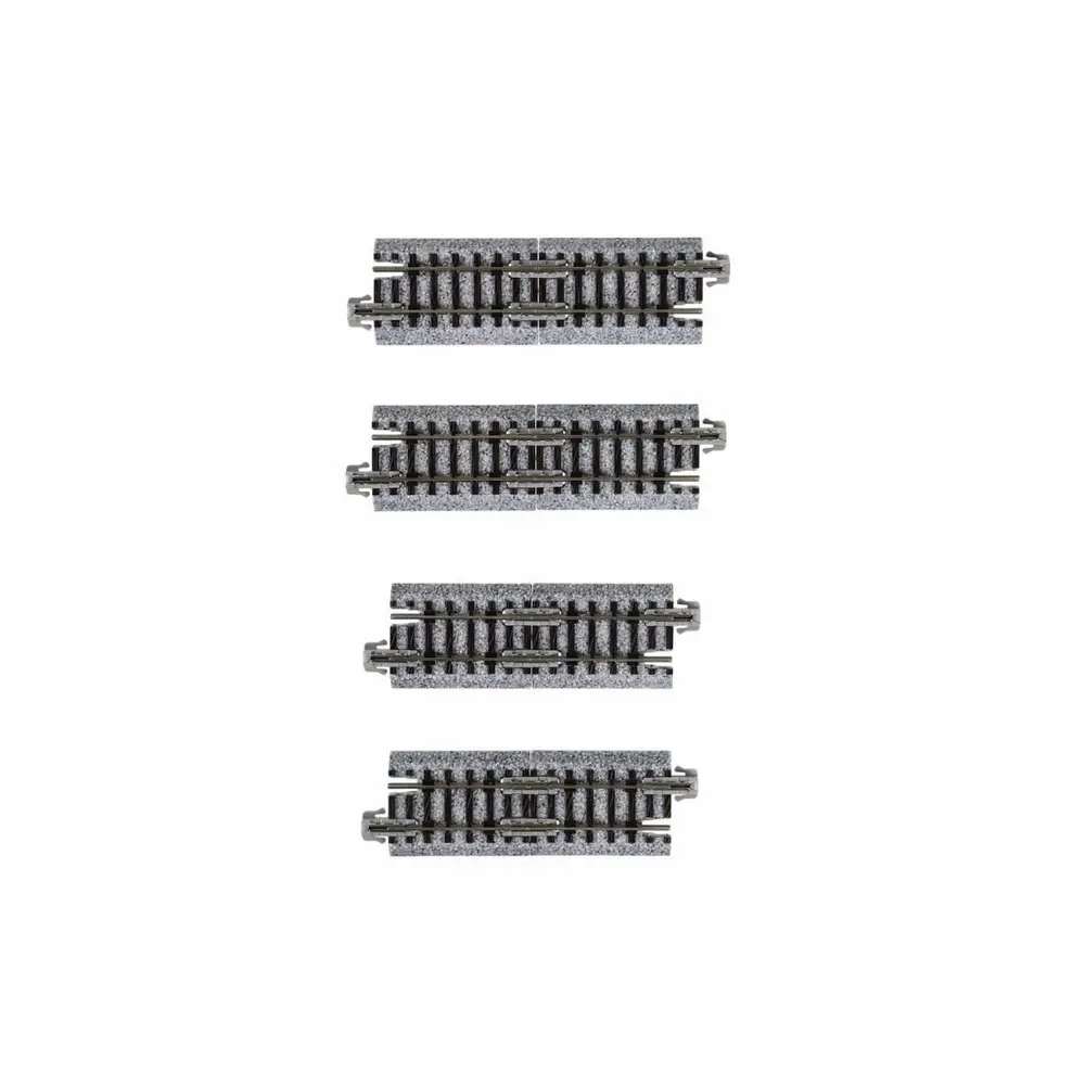 8 rails droits Unitrack 33/38 mm code 80 - Kato K20-092 - N 1/160 - 2R