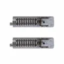 2 rails droits Unitrack 62 mm code 80 avec butoir type B - Kato 20-047 - N 1/160 - 2R