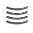 4 rails courbes Unitrack 282 mm 45° code 80 - Kato 20-110 - N 1/160 - 2R