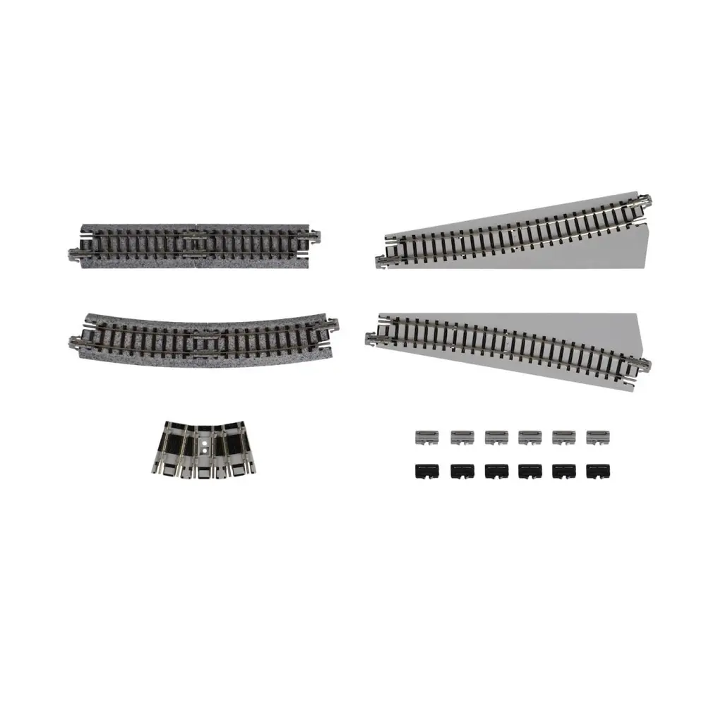 Kit d'extension de rails courbés pour plateau tournant Unitrack - Kato 20-286 - N 1/160