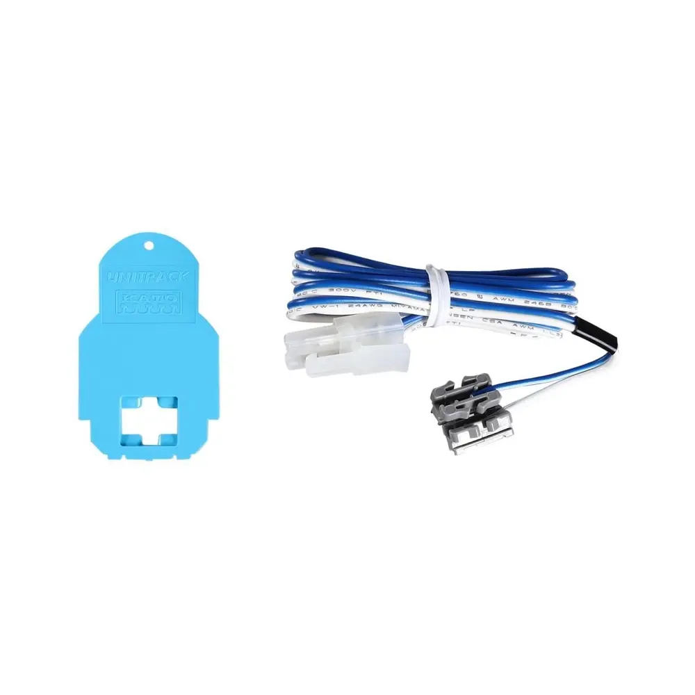 Fil d'alimentation + 2 éclisses métalliques pour voie Unitrack - Kato 24-818 - N 1/160