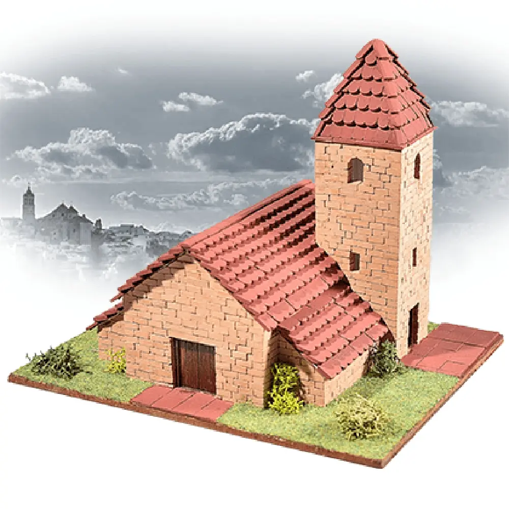 Kit de construction en céramique pour église alpine - Keranova 30224 - HO 1/87