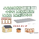 Pavillon de jardin potager KIBRI 38659 - HO 1/87