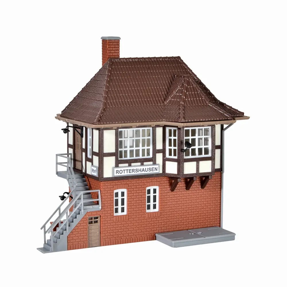 Poste d'aiguillage ancien - Kibri 39486 - HO 1/87