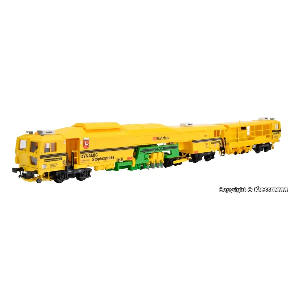 Bourreuse dynamique diesel 09-3X PLASSER & THEURER - Kibri 16090 - HO 1/87 - Ep V/VI - Analogique - 2R