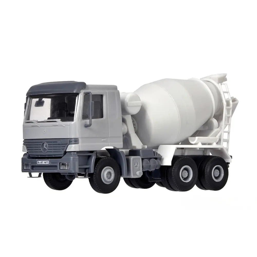 Bétonneuse MB Actros à 3 Essieux - KIBRI 14062 - HO : 1/87
