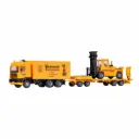 DAF camion avec remorque surbaissée et élévateur - Kibri 13580 - HO 1/87