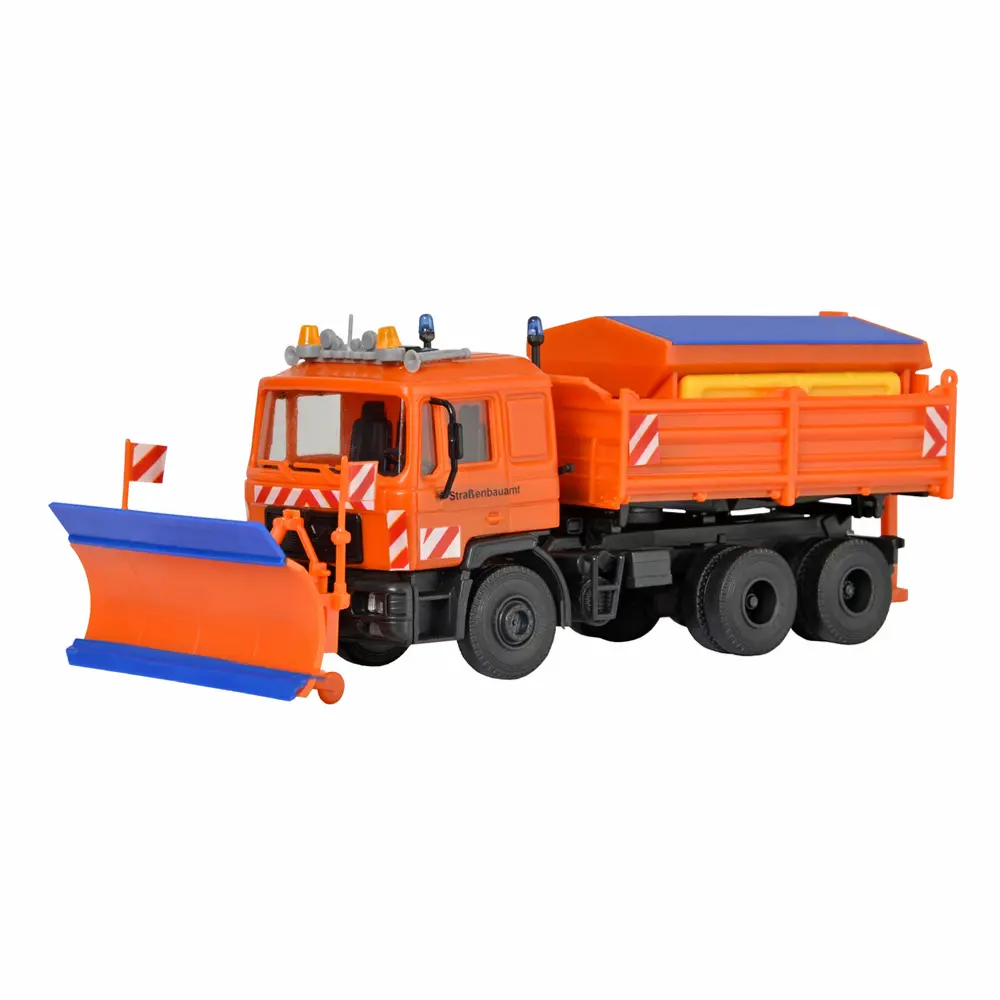 Chasse neige pour autoroutes MAN - Kibri 15219 - HO 1/87