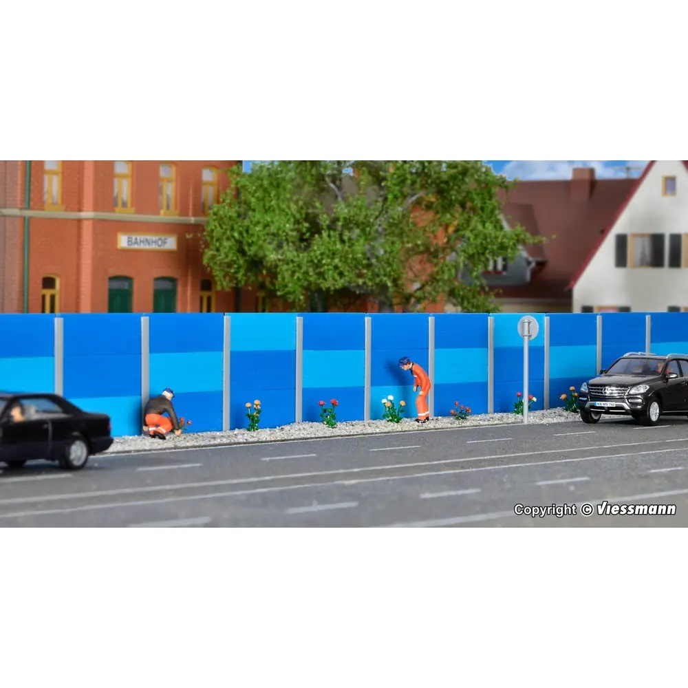 Mur anti-bruits - KIBRI 38623 - HO 1/87