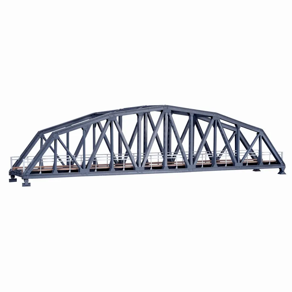 Pont droit à arc acier voie simple - Kibri 39700 - HO 1/87