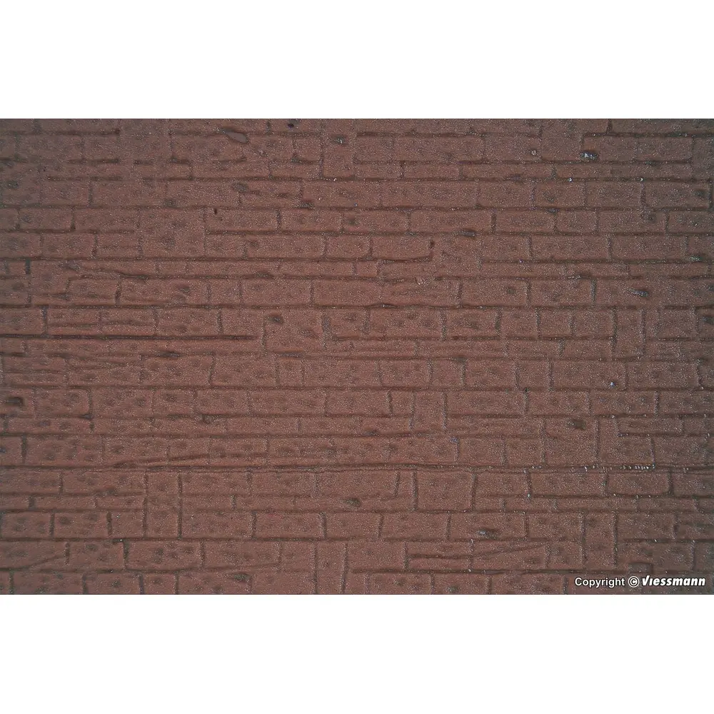 Plaque de mur en moeilons - 200x120 - Kibri 34119 - HO 1/87