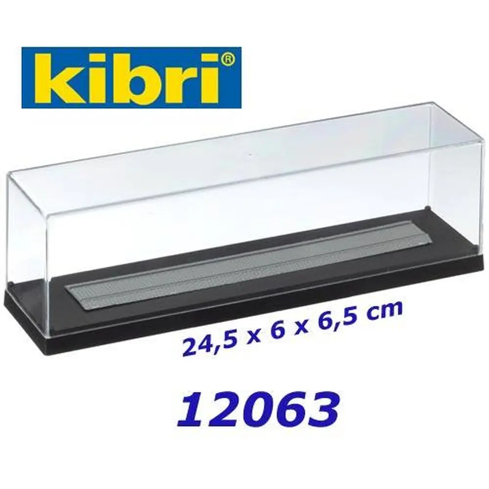 Boite vitrine 24 centimètres pour train - Kibri 12063 - HO 1/87