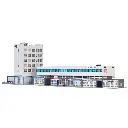 Gare de "Kehl" avec éclairage intérieur au sol KIBRI 39514 - HO 1/87