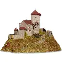 Château fort avec socle rocheux KIBRI 37304 -  N 1/160 - 340 x 280 x 230 mm