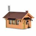 Une maison de gardien éclairée - 85x65x68 mm -  Kibri 39309 - HO 1/87