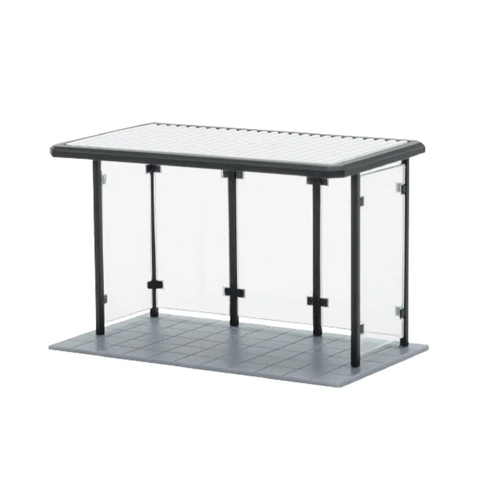 Arrêt de bus à toit plat - KIBRI 37125 - Échelle N 1/160 - 28 x 15 x 17 mm