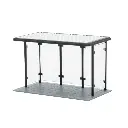 Arrêt de bus à toit plat - KIBRI 37125 - Échelle N 1/160 - 28 x 15 x 17 mm