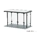 Arrêt de bus à toit plat et sol pavé  KIBRI 38179 - HO 1/87