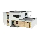 Villa moderne avec balcon KIBRI 38338 - HO 1/87 - Kit polyplate