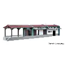 Hangar / Hall à marchandises KIBRI 37809 - N 1/160 - 273x89x57 mm