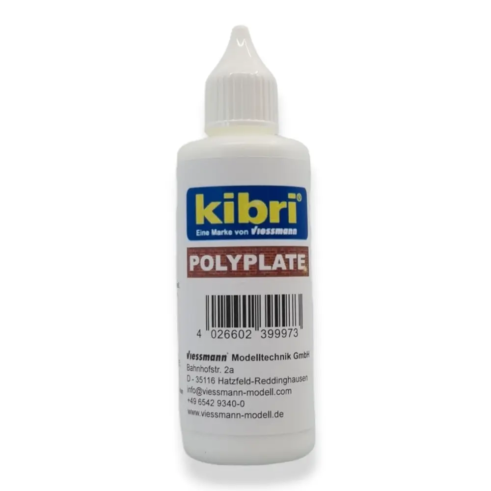 Colle Polyplate - Kibri 39997- Toutes échelles - 80ml