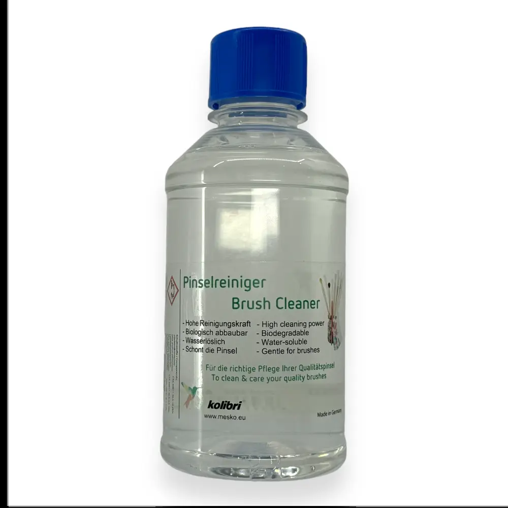 Flacon de Nettoyant pour Pinceaux - KOLIBRI MK250 - Échelle universelle - 250 mL - Transparent