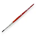 Pinceau N°01 aquarelle rond et pointu, poils de poney, embout en nickel, manche court - Kolibri 0012/01