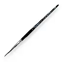 Pinceau N°0 pour aquarelle en poil de martre rouge, virole argentée, manche court - Kolibri 0088/0