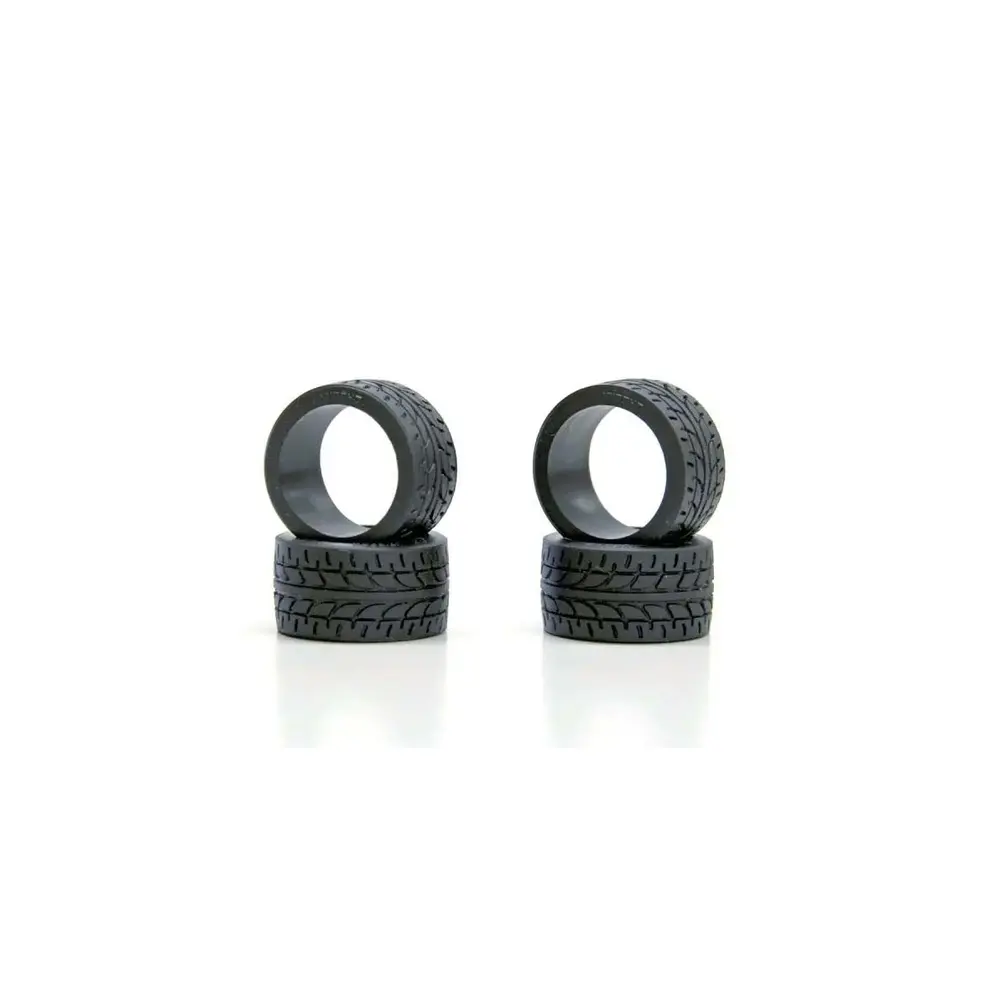 Pneus radiaux Mini-Z racing x4 - Kyosho K.MZW38-20B