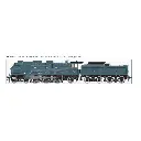 Locomotive à vapeur Pacific Chapelon avec tender - LEMATEC HO-209/2 - HO 1/87