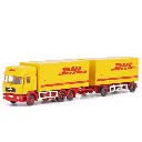 Camion MAN F90 et remorque remorque DHL - HOBBY 66 / LEMKE 4607 - N : 1/160